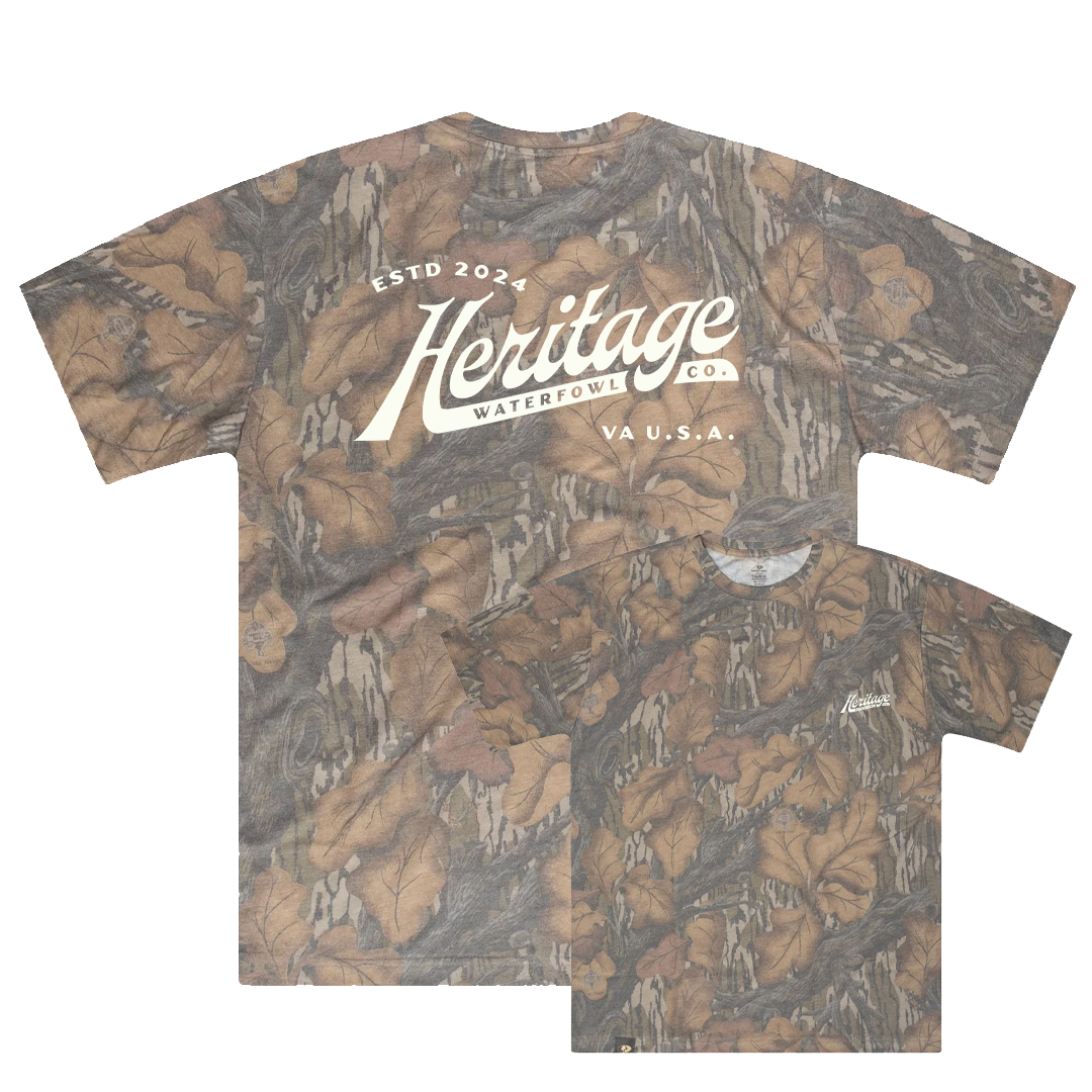 Mossy Oak Washed Fall Foliage Tee