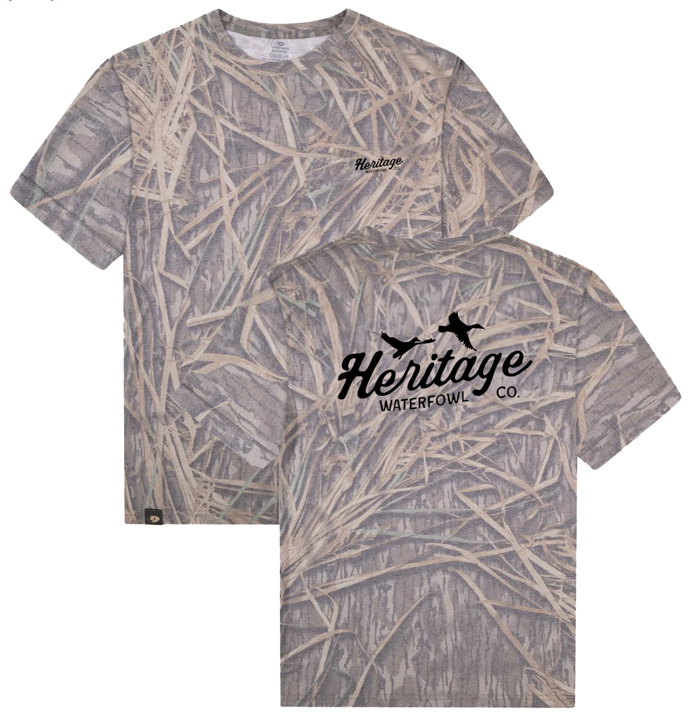 Mossy Oak Shadow Grass Washed Tee
