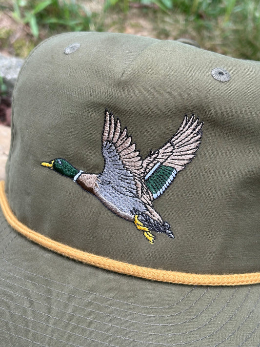 Embroidered Mallard Rope Snapback