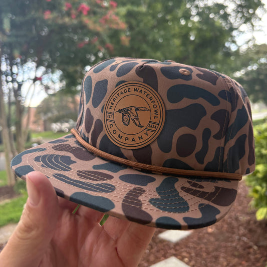 Old School Camo Rope Hat