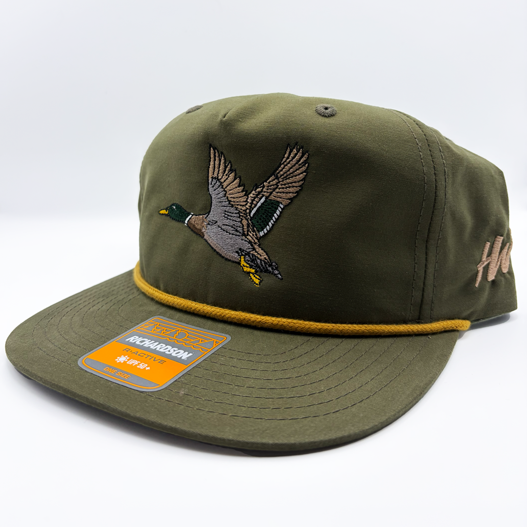 Embroidered Mallard Rope Hat