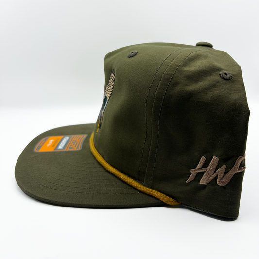 Embroidered Mallard Rope Hat