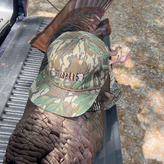 Mossy Oak Greenleaf Turkey Feather Hat