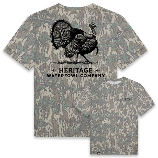 Mossy Oak Greenleaf Washed Turkey Tee